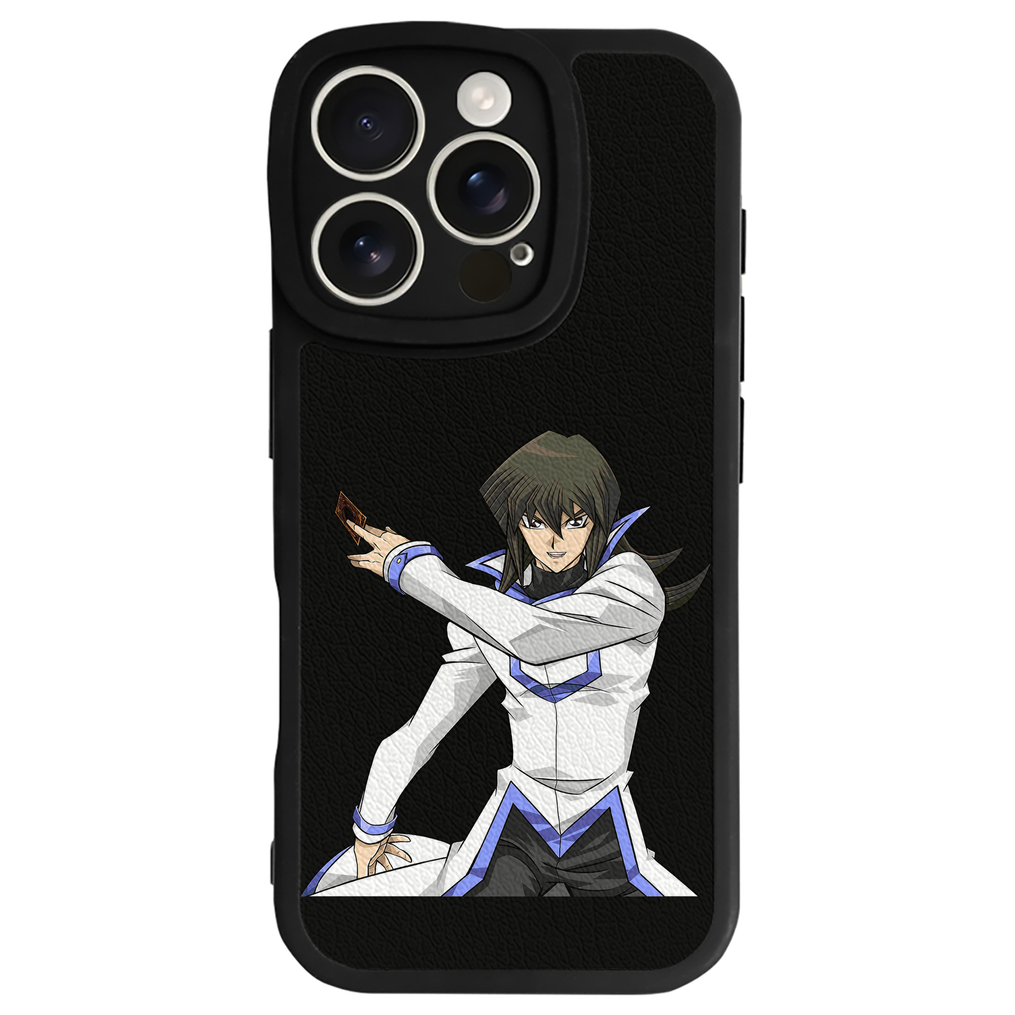 遊☆戯☆王 Yu-Gi-Oh! 【iPhone 16シリーズ対応】シリコンスマホケース（レザー調） 材質：シリコン